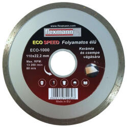 Flexmann Eco Speed gyémánt vágókorong 110mm csempére ECO-1000 (FLEX-700803)