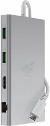 Razer Docking Station Razer 11-Port USB-C, 85 W, 4K 60Hz, Jack 3.5mm, HDMI, Gigabit Ethernet (Alb) (RC21-02250200-R3M1)