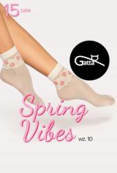 Gatta Spring Vibes 15 Den Zokni, 10-ES Minta, uni, fehér/piros