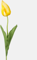 MOS Tulipán dekorációs művirág szál 50cm, sárga színű
