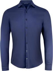 Cutter & BUCK 2410 / Férfi hosszú ujjú piké ing - sötétkék S (68241007301)