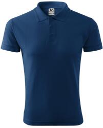MALFINI Tricou polo bărbați Pique Polo - Albastru de miezul nopții | 3XL (2038718)