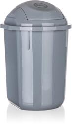 Brilanz Coș de gunoi rotund cu capac basculant 22 l - plastic gri Cos de gunoi