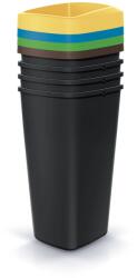 KEDEN Set de coșuri pentru colectare selectivă Compacta Q Drop 4×25 l Cos de gunoi