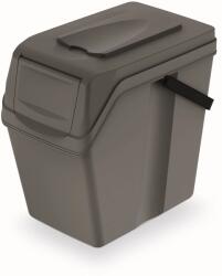 KEDEN Coș pentru sortarea deșeurilor Sortibox II 25 l - piatră gri Cos de gunoi