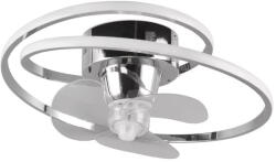 TRIO UMEA R67252106 távirányítós ventilátoros lámpa, 1x38W LED, 2700K-6000K, 4400 lm (R67252106)