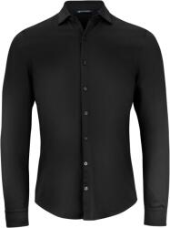 Cutter & BUCK 2410 / Férfi hosszú ujjú piké ing - fekete XL (68241000204)