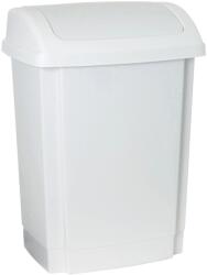 Plast Team Coș de gunoi basculant 15 l alb Cos de gunoi