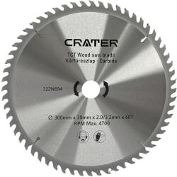 CRATER Körfűrészlap 300*30 / 60Fog Carbide (322N694)