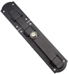 IBFM Épülettolózár 200*40 mm Fekete Réz Gombos 41