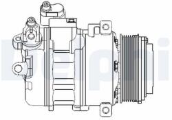 DELPHI Compresor, climatizare DELPHI CS20370 (CS20370)
