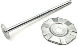 Koelner - Rawlplug Tűzálló fém szigeteléstartó dübel 8x300mm, fém alátét tányérral