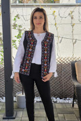 Magazin Traditional Vesta brodata cu model traditional Suzi 7