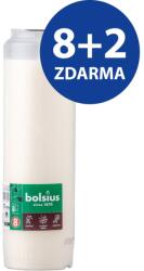 Bolsius Olaj-Kompozit (513G) 170H. Fehér Fedőpapír Készlet 8+2