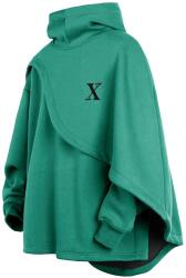  Kapucnis pulóver Poncsó Köpeny Oversize Cosplay Unisex Zöld XL (B0DJVS844L)