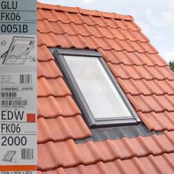 VELUX Fereastra VELUX GLU 66X118 0051B + Rama EDW 2000 (VELUX GLU FK06 0051B +EDW 2000)