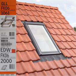 VELUX Fereastra VELUX GLL 66X118 1061 + Rama EDW 2000 (VELUX GLL FK06 1061 + EDW 2000)