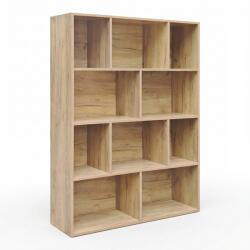 PAKOWORLD Biblioteca Evergin, Stejar, 100x30x135 cm (072-000153) Biblioteca