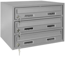 KĽUČKA M39R/3 cutie poștală modulară RAL9006 RAL 9006 / Argintie (3120K23177)