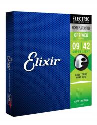 Elixir 19002 Optiweb Light 9-42 húrok elektromos gitárhoz (19002)