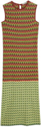 Scotch & Soda Rochie Chevron Knitted Maxi UFU01420T 605 burnt henna (UFU01420T-605 burnt henna)