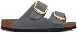 Birkenstock Sandale Leather Arizona Big Buckle Leoi Narrow 1032071 basalt gray