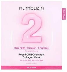 NUMBUZIN - No. 2 Rose PDRN Overnight Collagen Mask, 37g, 1 piece Masca de fata