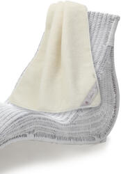 Wooline Pătură din lână Merino Thumbled, crem deschis Dimensiune: 75 x 100 cm Patura