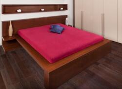 Wooline Cearșaf Jersey 90x200 cm, culoare bordo
