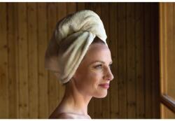 Wooline Turban pentru păr, crem