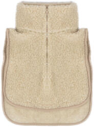 Wooline Guler Merino cu fermoar, bej