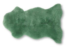 Wooline Piele de oaie, verde deschis, 110 x 60 cm Covor