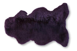Wooline Piele de oaie, violet, 110 x 60 cm Covor