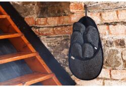 Wooline Set de papuci pentru oaspeți, negru