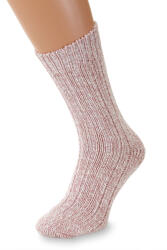 Wooline Șosete din lână Merino, tiv liber, roz pal Mărime șosete: EUR 39-42