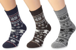 Wooline Șosete 3 în 1 NATURAL Wooline Wool 1, bărbați Velikost ponožek: EUR 40-43