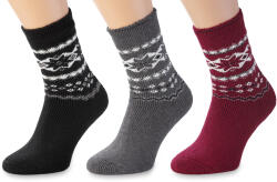 Wooline Șosete 3 în 1 NATURAL Wooline Wool 9, femei Velikost ponožek: EUR 39-42