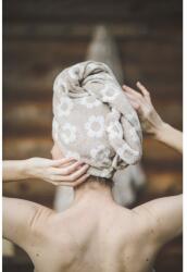 Wooline Turban pentru păr, bej cu flori