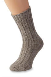 Wooline Șosete din lână Merino maro, tiv liber Mărime șosete: EUR 35-38