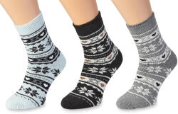 Wooline Șosete 3 în 1 NATURAL Wooline Wool 4, femei Velikost ponožek: EUR 35-38