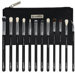 Luxorise Set 12 Pensule Machiaj, Luxorise, Silver, Borseta inclusa (TS2672)