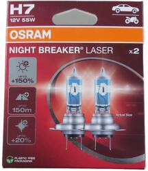 OSRAM Set de 2 bucăți H7 OSRAM Night Breaker Laser +150% de nouă generație