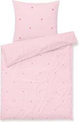 Juna Lenjerie de pat Daisy Baby 70 x 100 cm, roz deschis (607410) Lenjerie de pat