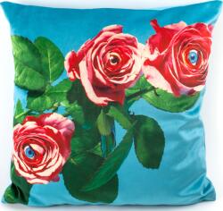 Seletti Față de pernă Seletti Wears Toiletpaper Roses (02327F) Lenjerie de pat