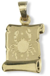 Gold horoscope pendants 14 karátos arany rák horoszkóp medál - AU1-1-3-04-90 (AU1-1-3-04-90)