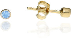 Gold earrings for ladies AU84368 - 14 karátos arany beszúrós fülbevaló (AU84368)