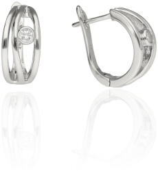 Fine Silver AG122605 - Ezüst francia záras női fülbevaló pár (AG122605)