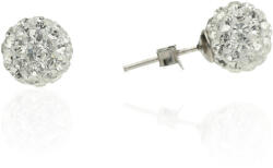 Fine Silver AG122829 - Ezüst beszúrós Swarovski köves fülbevaló (AG122829)