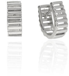 Fine Silver AG122743 - Ezüst bepattintós női fülbevaló pár (AG122743)