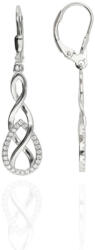 Fine Silver AG122033 - Ezüst lógós női fülbevaló (AG122033)